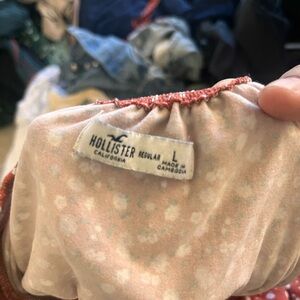 Hollister Red Floral Dress